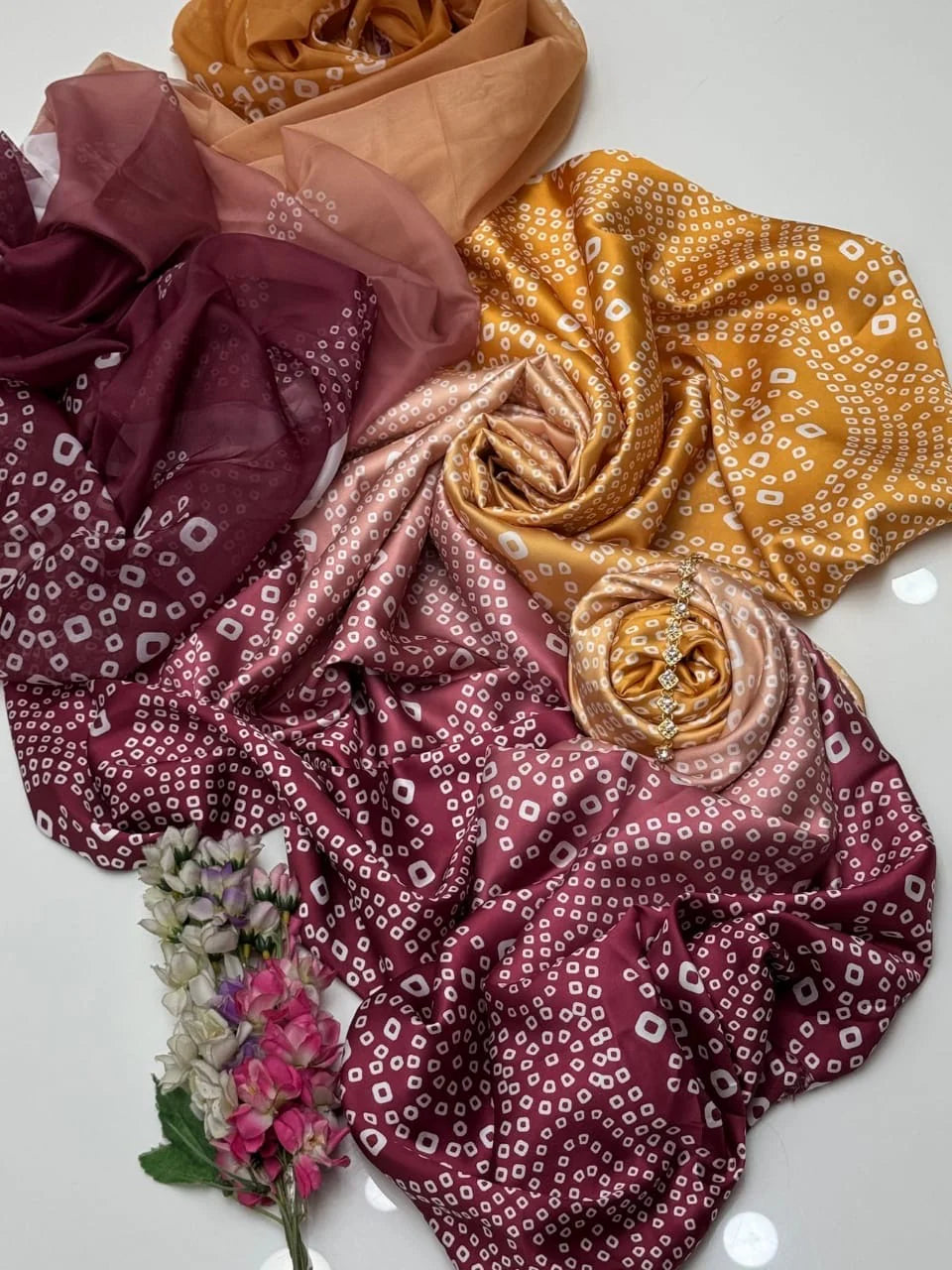 Digital Print Silk 3pcs