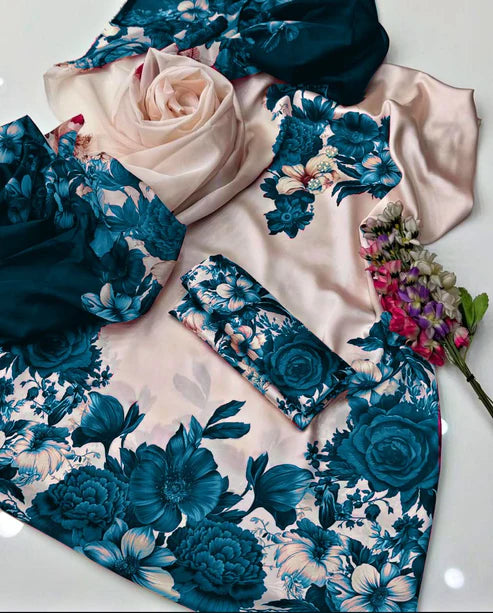 Digital Printed Silk 3 pcs