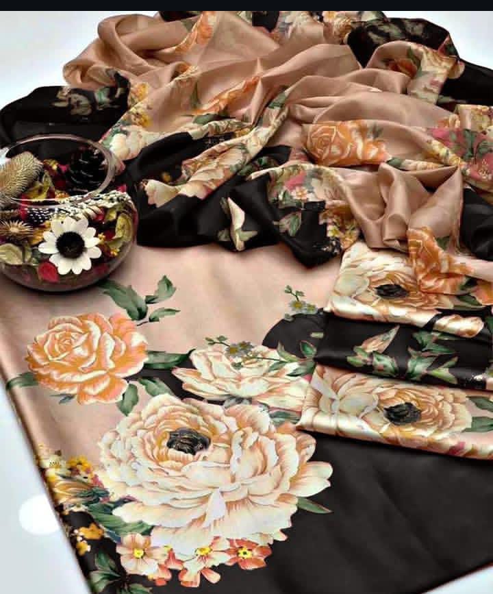 Digital Print Silk 3pcs