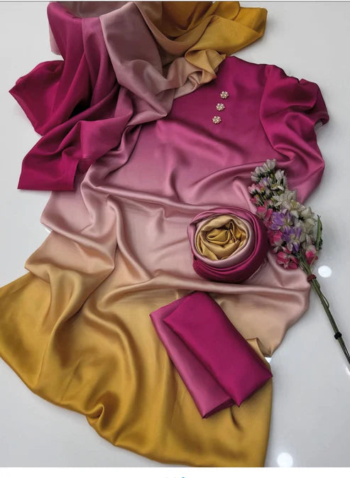 Digital Printed Silk 3 pcs