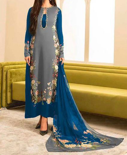 Digital Print Silk 3pcs