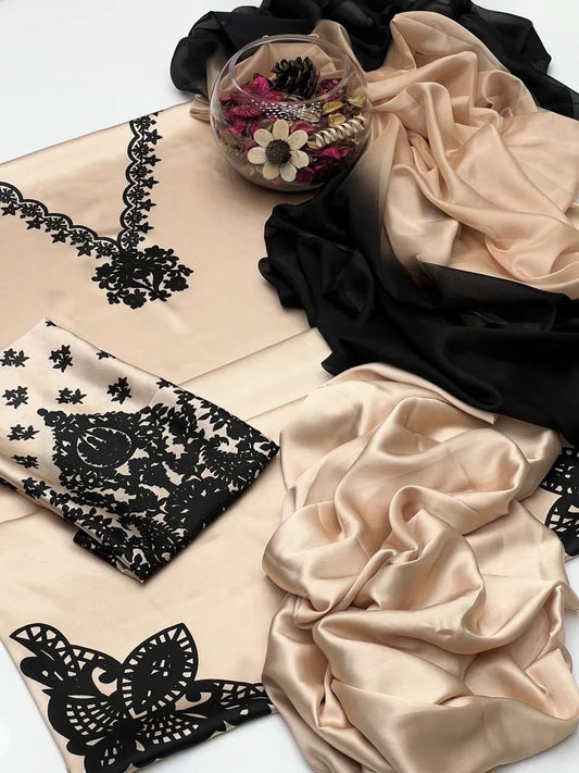 Digital Printed Silk 3 pcs