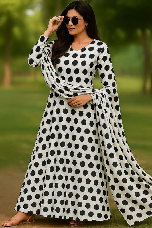 Digital Print Silk 3pcs (POLKA.)