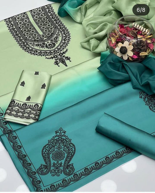 Digital Printed Silk 3 pcs (PISTA)