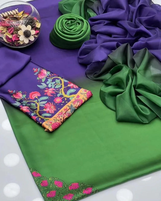 Digital Printed Silk 3 pcs