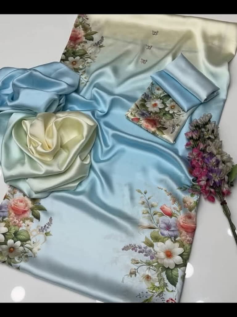Digital Print Silk 3pcs